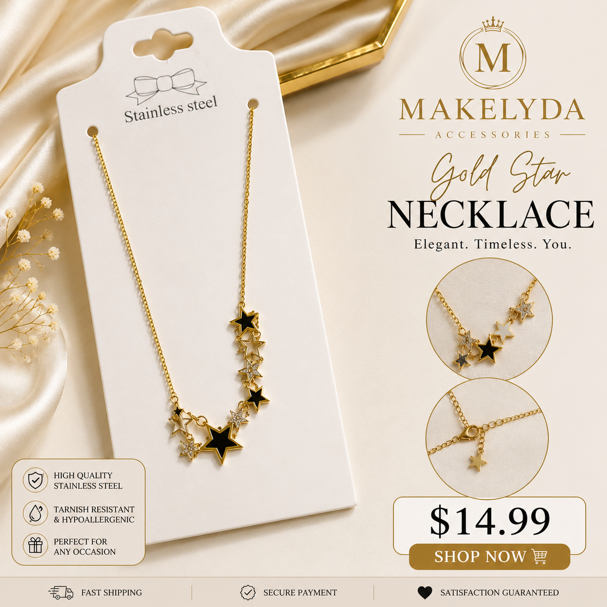 Gold Star Nacklace